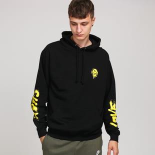 F*CK THEM Smiley Hoodie černá