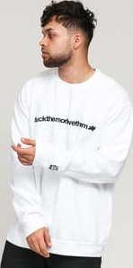F*CK THEM FTMLT Crewneck bílá