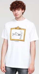 PEASURES Message Tee bílé