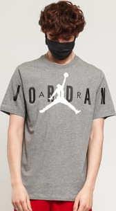 Jordan M J Jumpman Box SS Crew melange šedé