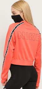 Nike W NSW Air Jakcet PK tmavě růžová