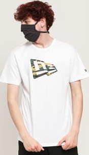 New Era Flag Infill Tee New Era bílé