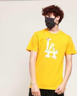 New Era MLB Infill Team Logo Tee LA žluté