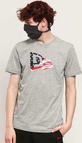 New Era Flag Infill Tee New Era melange šedé