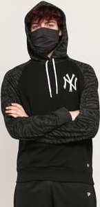 New Era MLB Print Panel Hoody NY černá