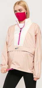Nike W NSW Icon CLSH Jacket LW světle béžová / krémová