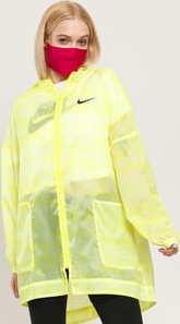 Nike W NSW Indio Jacket Woven AOP neon žlutá