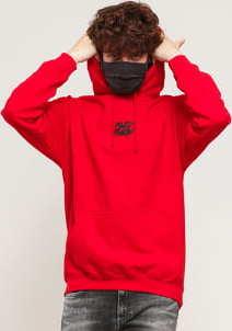 F*CK THEM Basic Hoodie PT.2 vínová / černá