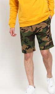 New Era MLB Logo Jersey Shorts NY camo zelené