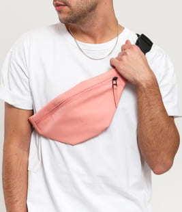 Rains Bum Bag Mini růžová
