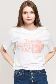The North Face W S/S HD Crop Tee bílé