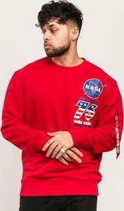 Alpha Industries Viking Basic Sweater červená