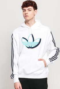 adidas Originals Shadow Trefoil Hoody bílá