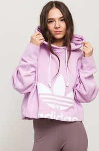 adidas Originals Cropped Hoodie růžová