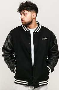New Era Image Varsity Jacket černá
