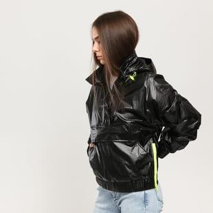 Urban Classics Ladies Vanish Crinkle Pull Over Jacket černá