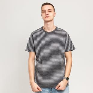 Urban Classics Basic Stripe Tee tmavě šedé / bílé