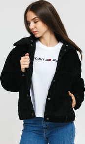 Urban Classics Ladies Oversized Corduroy Sherpa Jacket černá