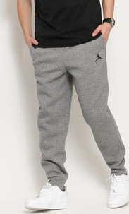 Jordan M J Jumpman Fleece Pant melange šedé