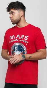 Alpha Industries Mission To Mars Tee červené