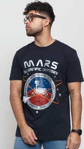 Alpha Industries Mission To Mars Tee navy