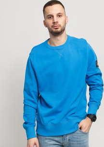 CALVIN KLEIN JEANS M Monogram Sleeve Crewneck modrá