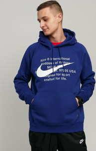 Nike M NSW Swoosh Hoodie PO tmavě modrá