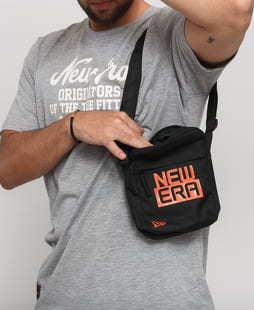New Era Side Bag NE černá / oranžová