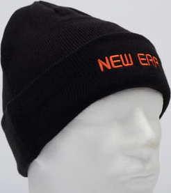 New Era Essential Cuff Knit New Era černý / oranžový