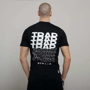 Azurit Kingdom AK Trapsport Back Tee černé / bílé