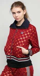 Fila W Lerdidwen AOP Track Jacket vínová / oranžová