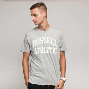RUSSELL ATHLETIC Crewneck Tee melange šedé