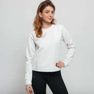 Under Armour Recovery Fleece Script Crew bílá