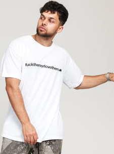 F*CK THEM FTMLT Tee SS bílé