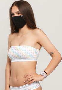 Calvin Klein CK ONE Unlined Bandeau bílé / multicolor