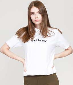 Stüssy Big U Tee bílé