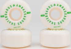 Ambassadors Wheels 103A bílé / zelené 52mm