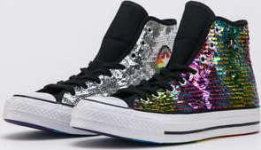 Converse Chuck 70 Hi - Pride white / black / university red