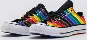Converse Chuck 70 OX - Pride Flag Stripe white / black / dark roast