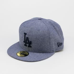 New Era 5950 MLB Chambray LA melange navy 7 5/8 (60.6 cm)