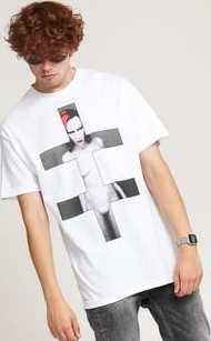 PLEASURES Smells Tee bílé