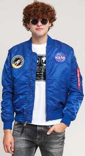 Alpha Industries MA - 1 VF NASA modrá