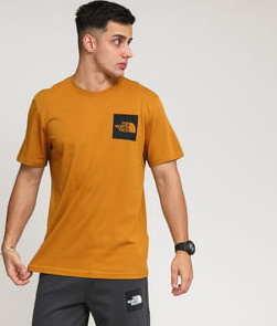 The North Face M SS Fine Tee hnědé
