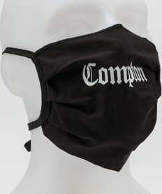 Urban Classics Compton Face Mask 2-Pack černá