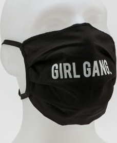 Urban Classics Girl Gang Face Mask 2-Pack černá