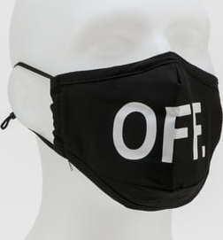 Urban Classics Face Mask OFF 2-Pack černá