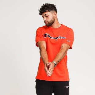 Champion Script Logo Crewneck Tee oranžové