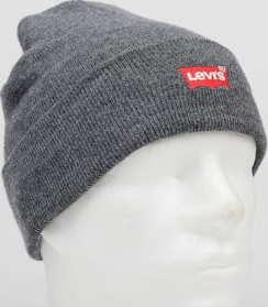 Levi's ® Batwing Embroidered Beanie melange tmavě šedý