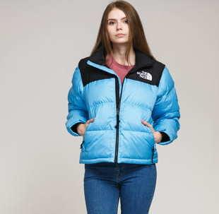 The North Face W 1996 Retro Nuptse Jacket světle modrá / černá
