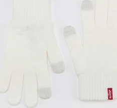 Levi's ® Ben Touch Screen Gloves bílé